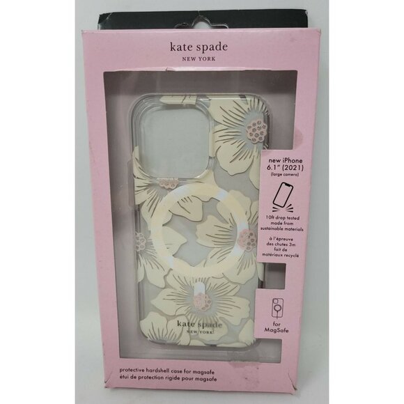 Kate Spade Hardshell MagSafe Case for iPhone 13 Pro 6.1" (2021) (Large Camera) - Picture 1 of 1